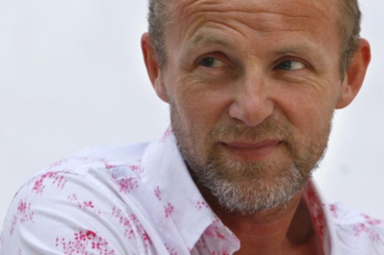 'Image: 0095318331, License: Rights managed, Â©Riccardo De Luca/MAXPPP - ROME ; Norwegian writer Jo Nesbo portrayed before a press conference during the International Literature Festival in Rome, 6 ju