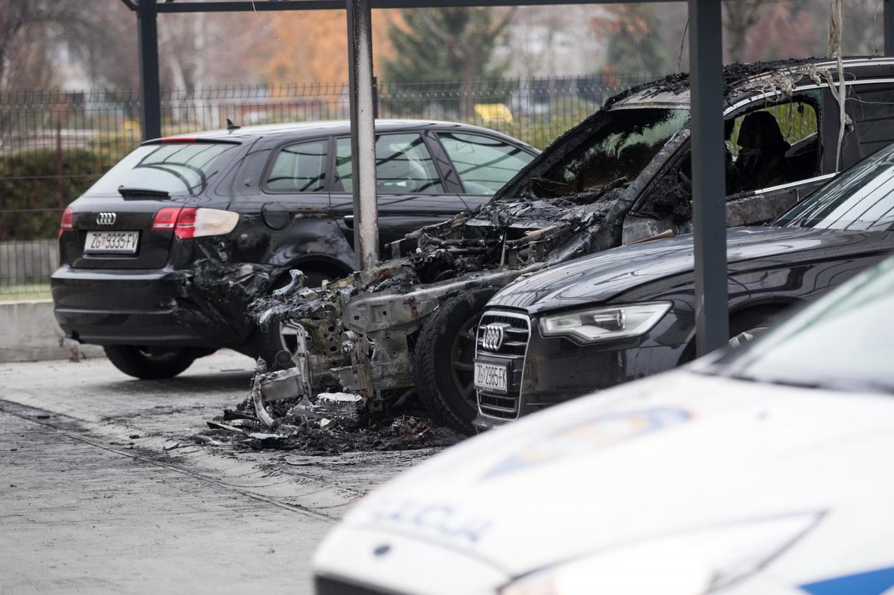 Požar automobila u Velikoj Gorici