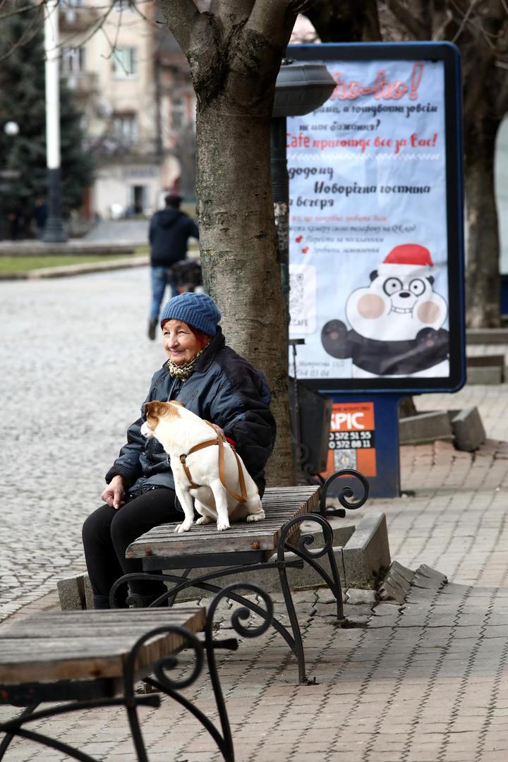 25.02.2022. Ukrajina/Mokacevo- Pogranicni ukrajinski grad uz granicu s Madjarskom u kojem jos nema ratnih djelovanja ali je atmosfera napeta.
 Photo: Boris Scitar/Vecernji list/PIXSELL