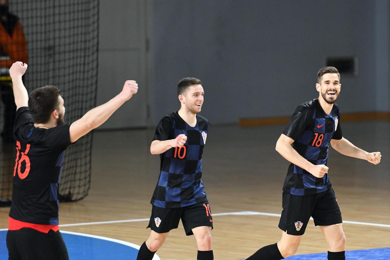 Varaždin: Kvalifikacijska futsal utakmica za Euro 2022. između Hrvatske i Danske