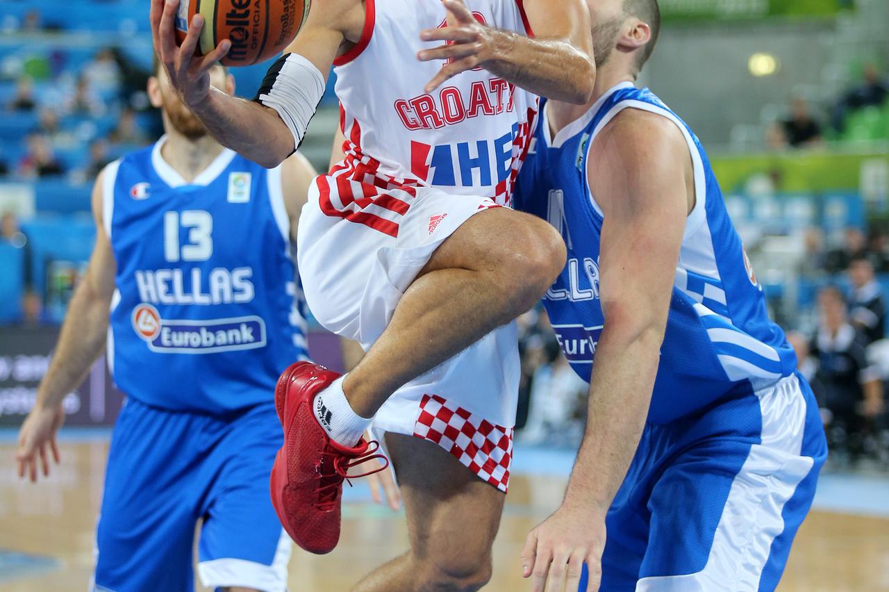 16.09.2013., Arena Stozice, Ljubljana, Slovenija - Europsko prvenstvo u kosarci Eurobasket Slovenia 2013, drugi krug, grupa F, Hrvatska - Grcka. Roko Leni Ukic. Photo: Igor Kralj/PIXSELL