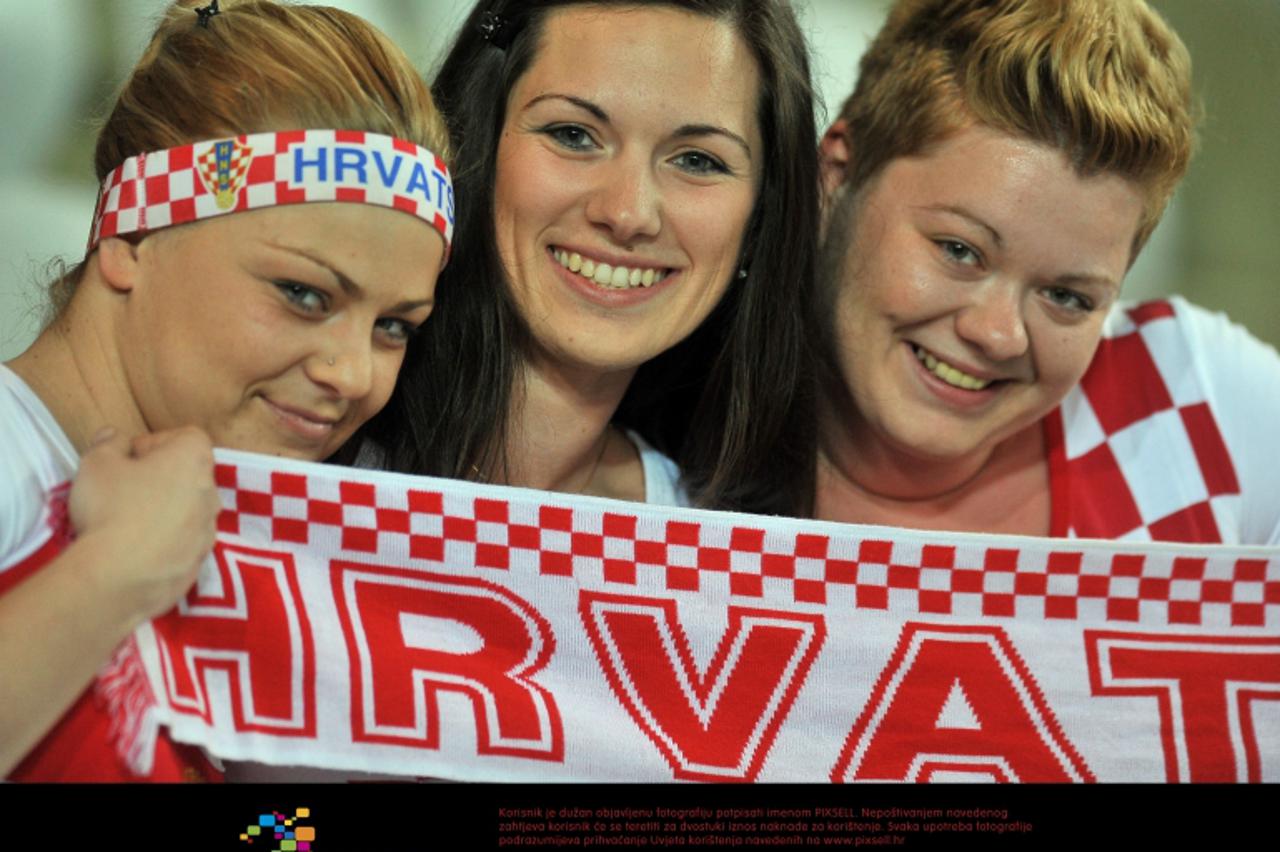 '06.04.2012., Arena, Varazdin - Kvalifikacije za Olimpijske igre - rukomet muskarci, Hrvatska - Japan.  Photo: Marko Jurinec/PIXSELL'