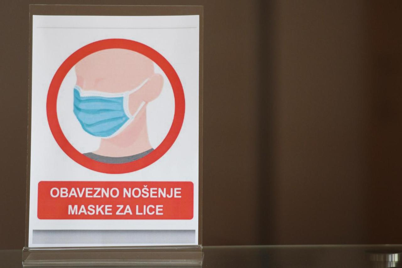 Obavijest o obaveznom nošenju maske za lice