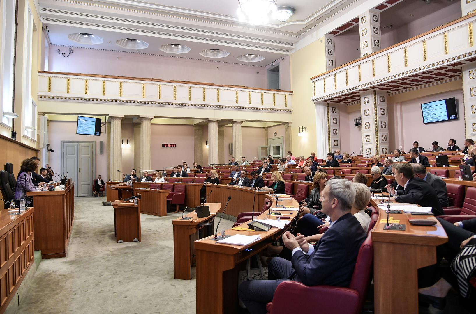 22.07.2023., Zagreb - Drugi dan izvanredne sjednica Sabora na temu plinske afere u HEP-u. Photo: Josip Regovic/PIXSELL