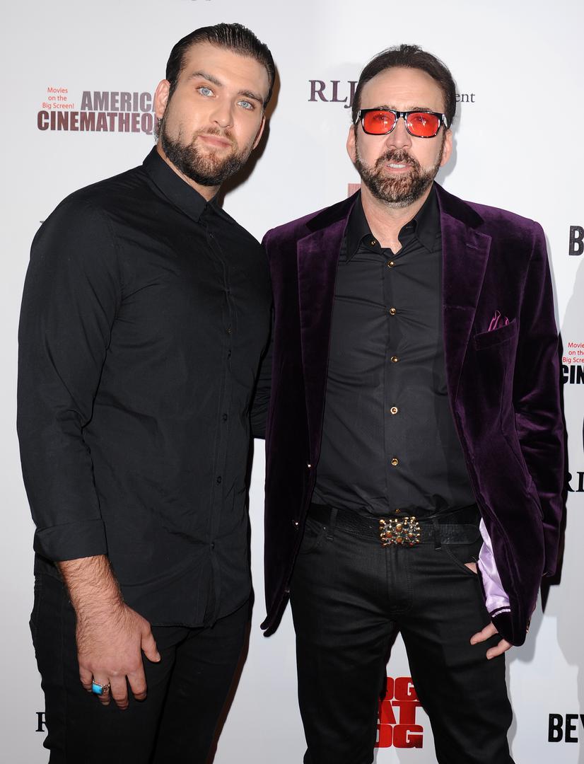 Nicolas Cage, Weston Cage arriving for the Dog Eat Dog premiere as part of Beyond Fest 2016 held at the Egyptian Theatre, Hollywood, Los Angeles, September 30th 2016./Photo: Press Association/PIXSELL