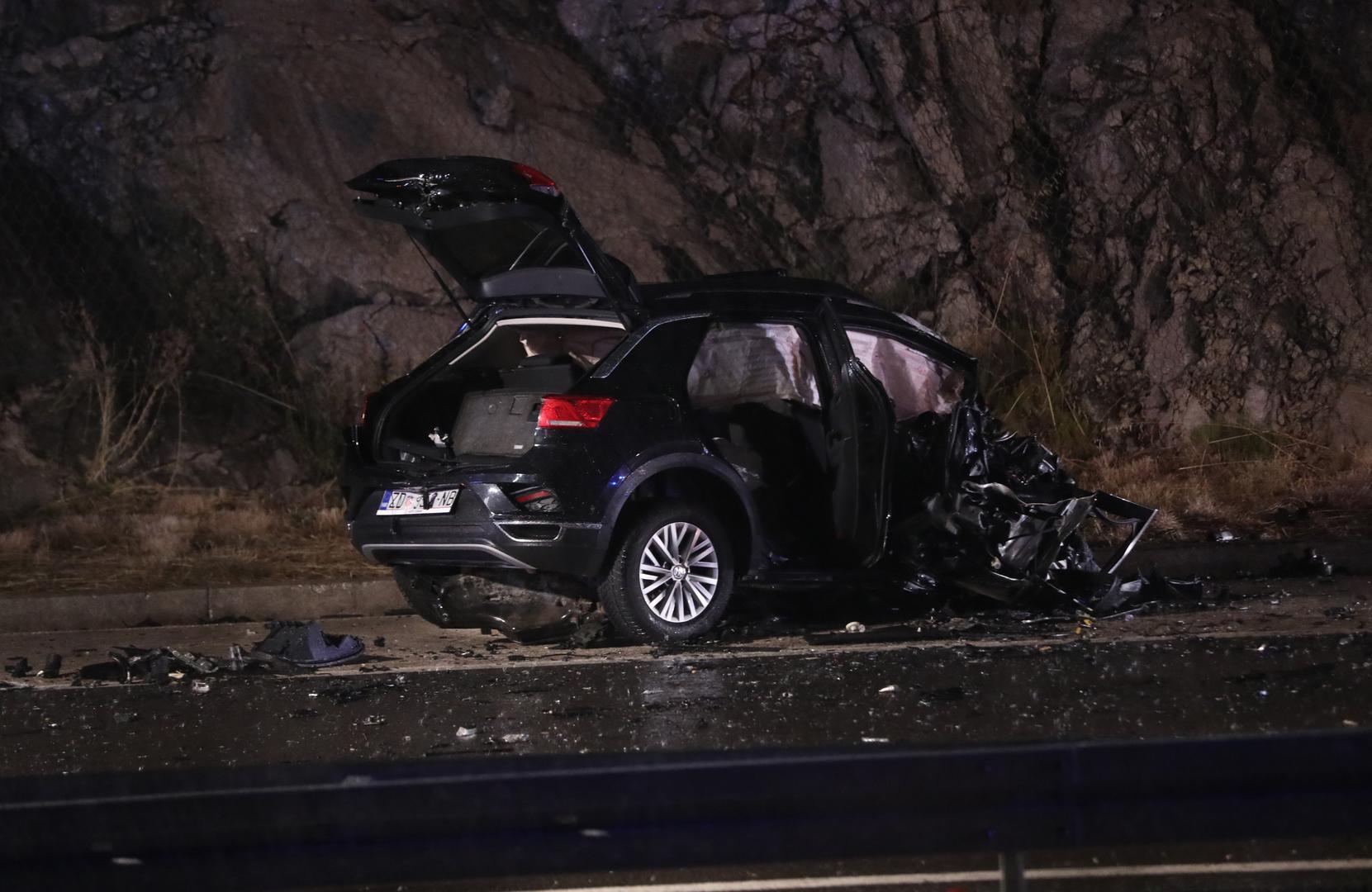 05.08.2023., Vrgorac - Tri osobe smrtno stradale u teskoj prometnoj na A1 prije izlaza Ravca u smjeru Dubrovnika. Photo: Ivo Cagalj/PIXSELL