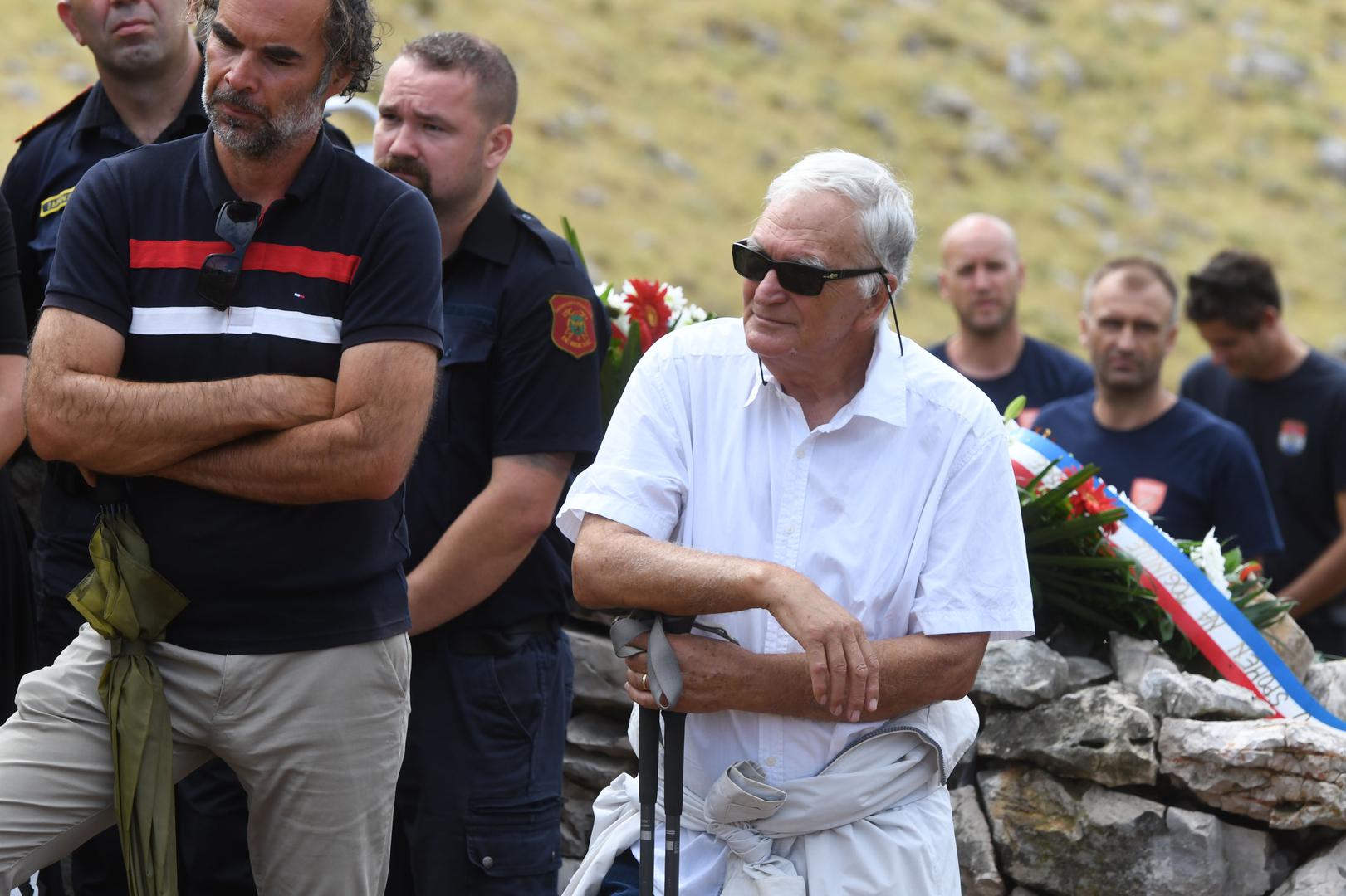 30.08.2023., Kornati - Na Kornatima obiljezena godisnjica tragedije u kojoj je poginulo 12 vatrogasaca. Photo: Hrvoje Jelavic/PIXSELL