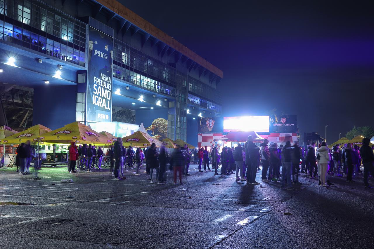 Zagreb: Fan zona kod stadiona u Maksimiru uz zabavni sadržaj uoči utakmice Hrvatska - Armenija