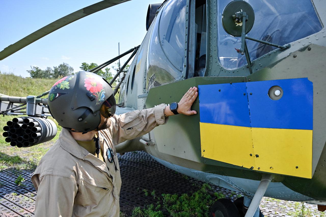 Pilots of 16th Brody Separate Army Aviation Brigade - Ukraine