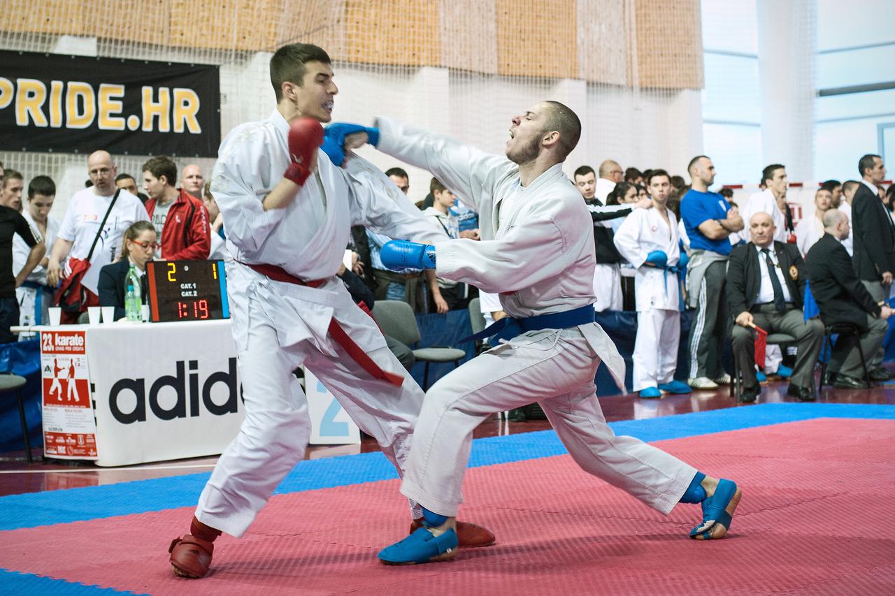 18.01.2014., Samobor - 23. po redu medjunarodni tradicionalni karate turnir GRAND PRIX CROATIA odrzava se u Samoboru, a na njemu sudjeluju i karatasi invalidi.  Photo: Nina Djurdjevic/PIXSELL