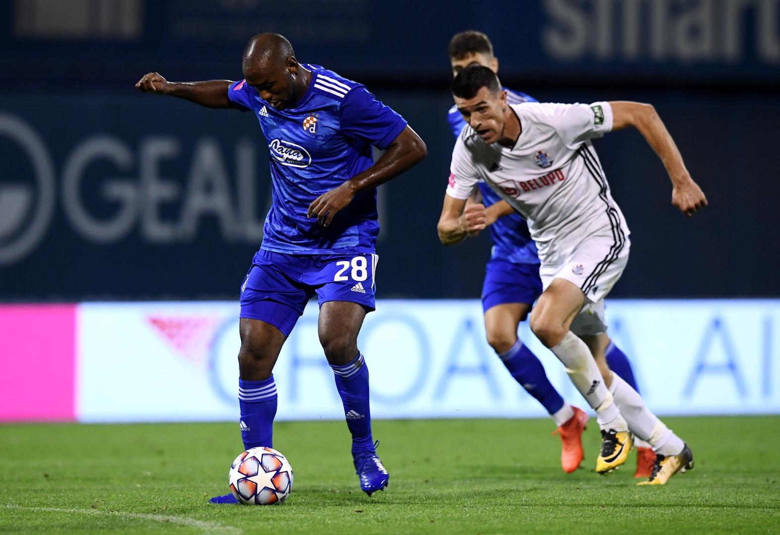 19.09.2020., stadion Maksimir, Zagreb - Hrvatski Telekom Prva liga, 05. kolo, GNK Dinamo - NK Slaven Belupo. Kevin Theophile-Catherine Photo: Marko Lukunic/PIXSELL