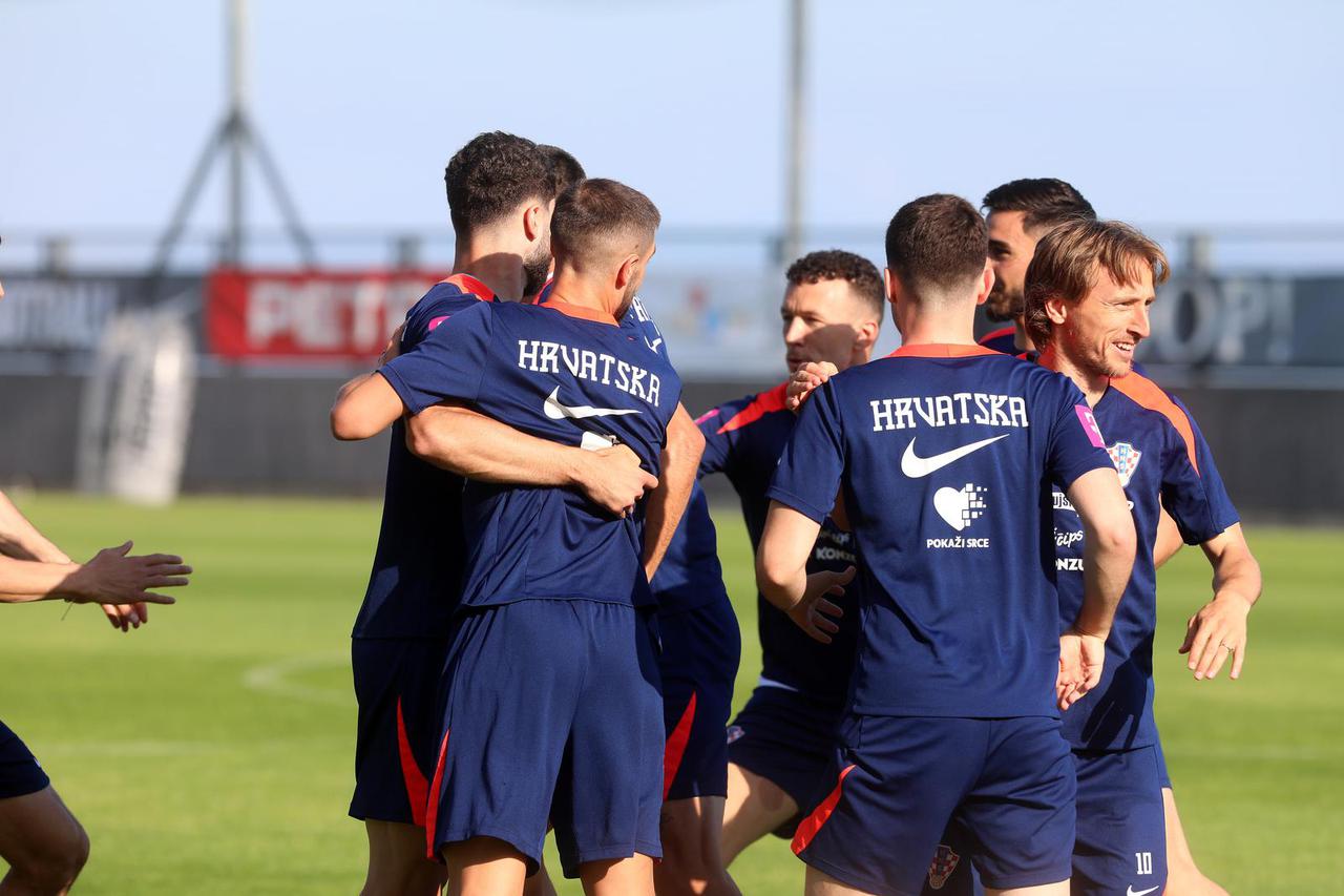 Rijeka: Trening Hrvatske nogometne reprezentacije