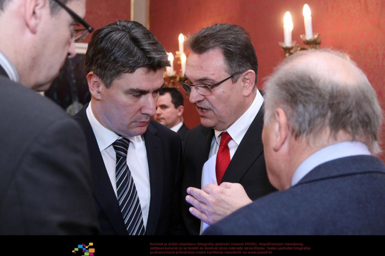 '26.01.2012., Zagreb - U Banskim dvorima odrzana je redovita sjednica Vlade RH na kojoj je, uz ostalo, raspravljano i o smjernicama za proracun. Photo: Patrik Macek/PIXSELL'