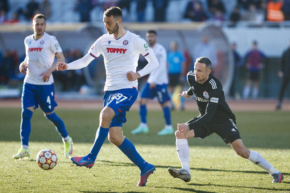 Split: Utakmica Hajduk - Slaven Belupo na dan obilježavanja 111. godina Hajduka