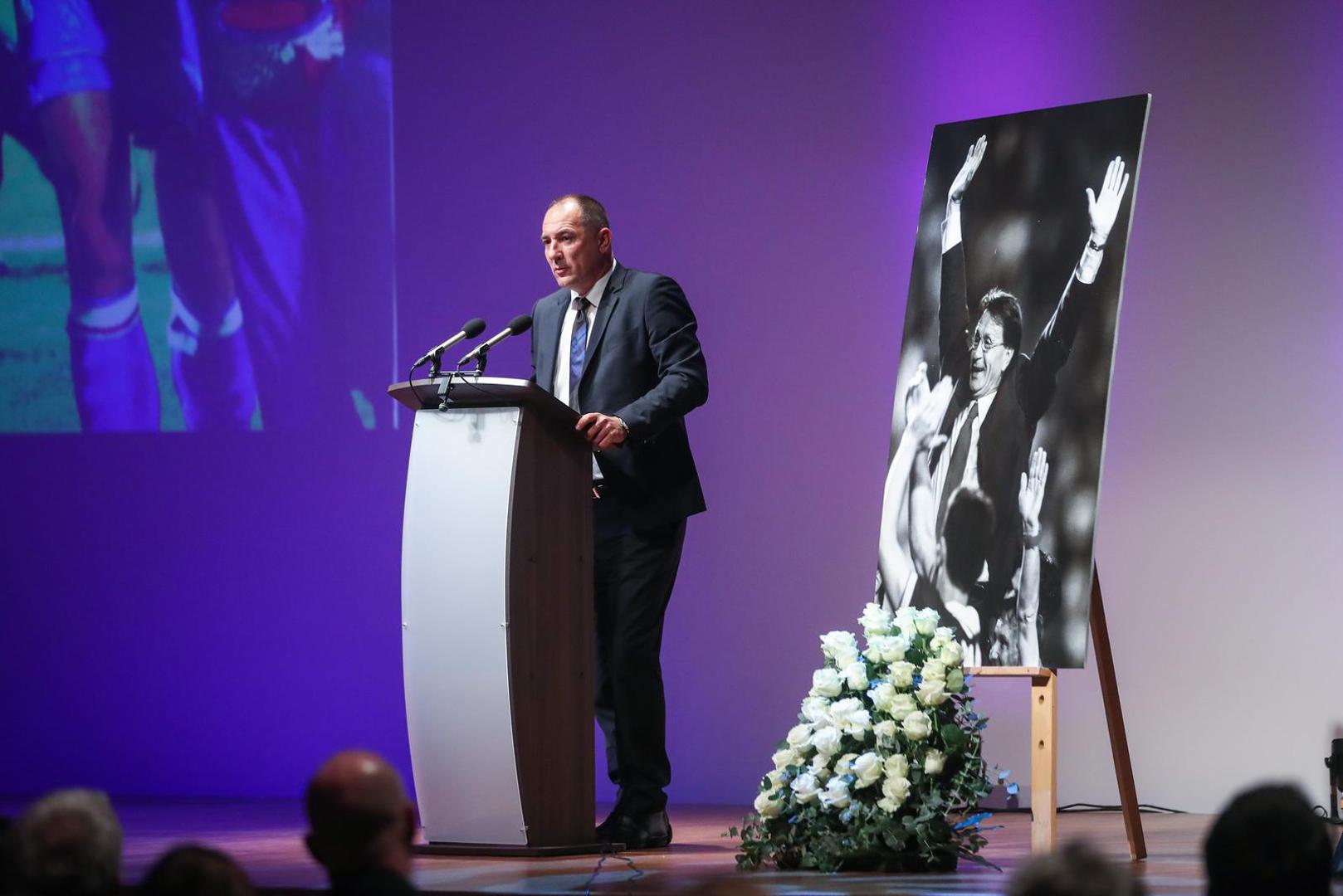 15.02.2023., Zagreb - U KD Vatroslav Lisinski odrzana je komemoracija za Miroslava Ciru Blazevica. Igor Stimac Photo: Slavko Midzor/PIXSELL