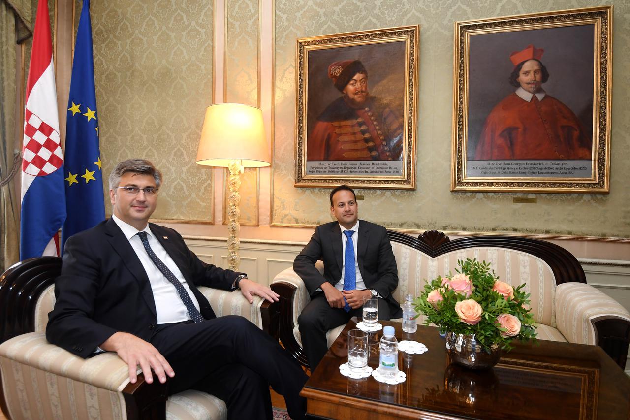 Andrej Plenković sastao se s predsjednikom Irske Leom Varadkarom