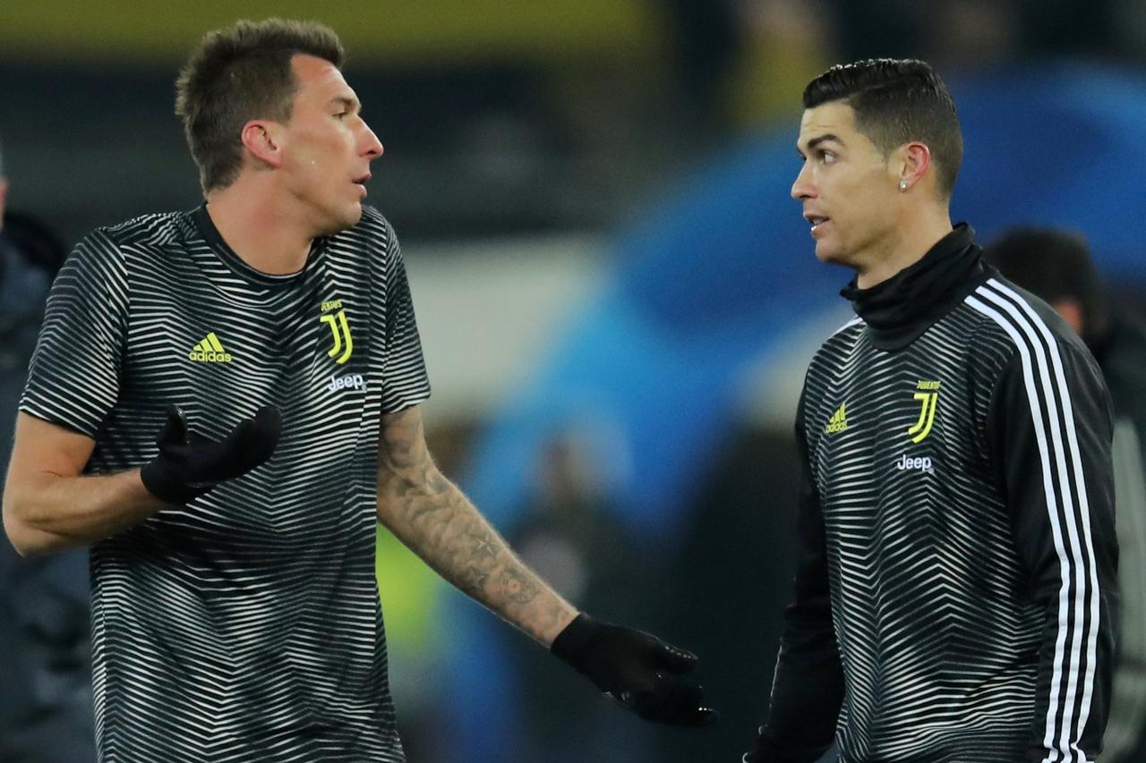 Mario Mandžukić i Cristiano Ronaldo