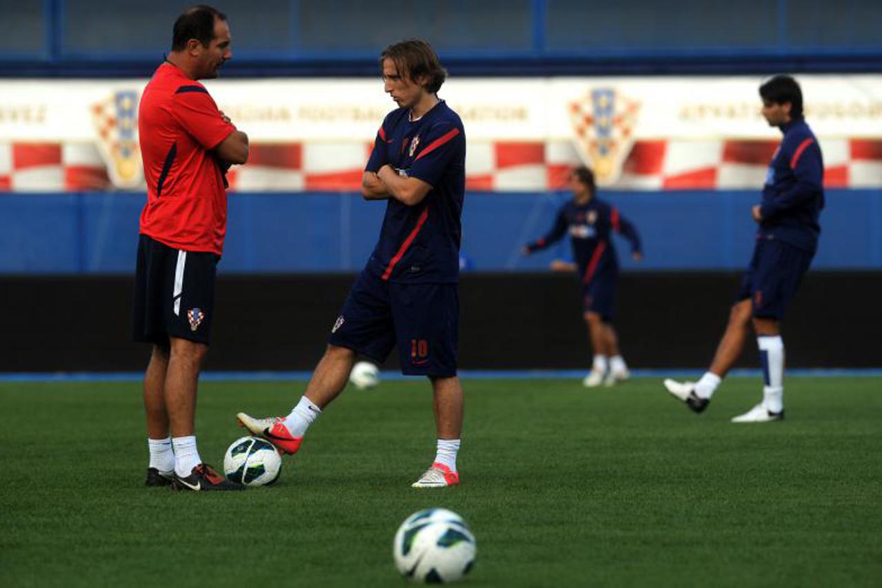 Hrvatska nogometna reprezentacija, trening (1)