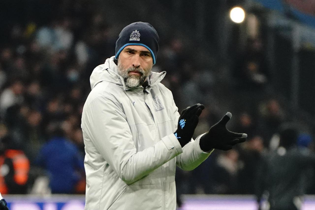 Match de championnat de Ligue 1 Uber Eats opposant l'Olympique Marseille (OM) à l'AS Monaco au Stade Velodrome à Marseille