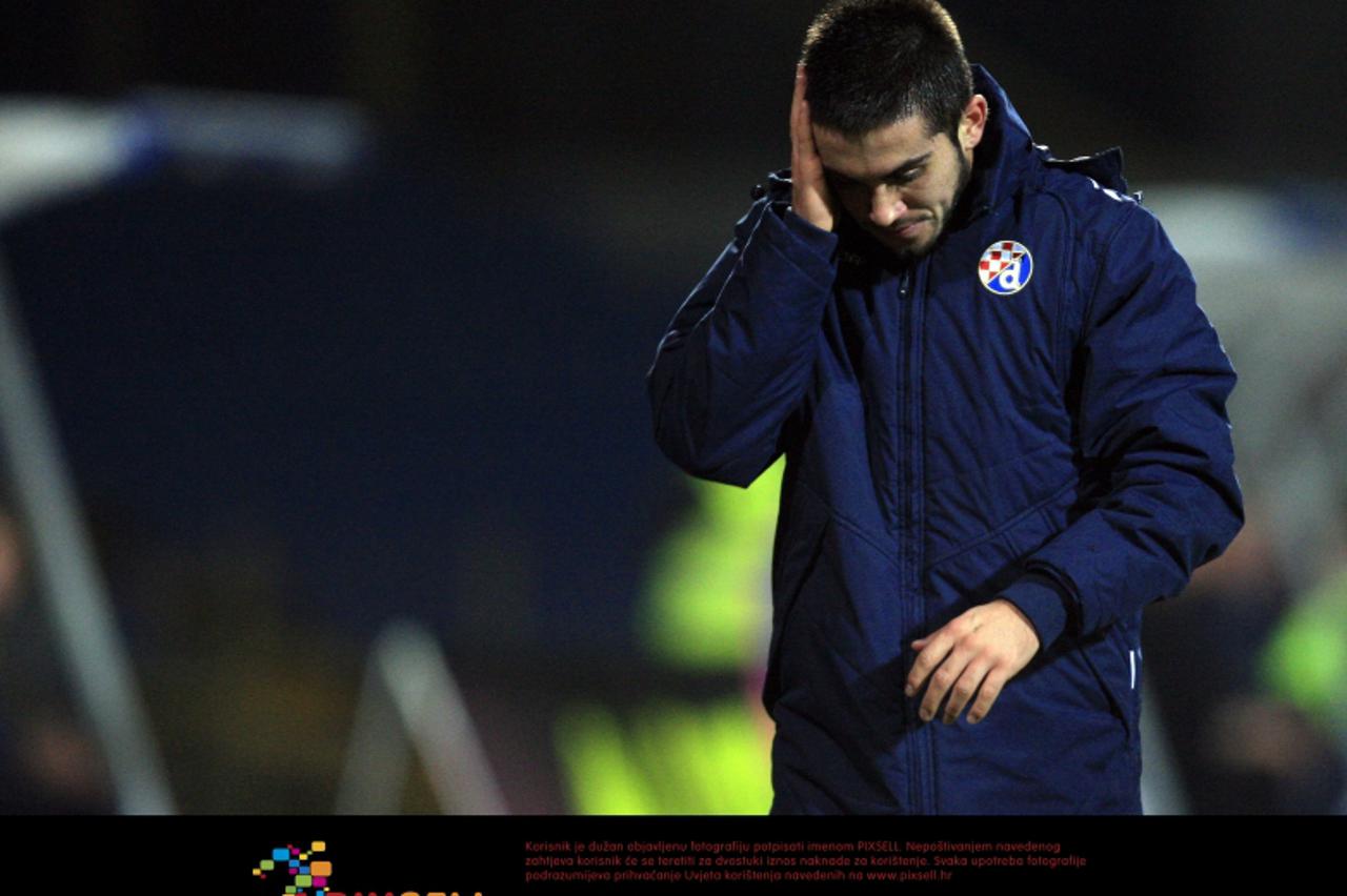 \'27.10.2010., Karlovac - Hrvatski nogometni kup, 1/8 zavrsnice, NK Karlovac - NK Dinamo. Pedro Morales Flores. Photo: Slavko Midzor/PIXSELL\'