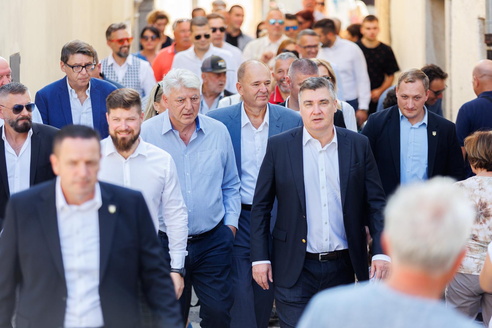 1.10.2023.., Kastav - Predsjednik Republike Zoran Milanovic sudjelovao je na centralnom dogadaju Pozdrav Beloj nedeji u Gradu Kastvu. Photo: Nel Pavletic/PIXSELL