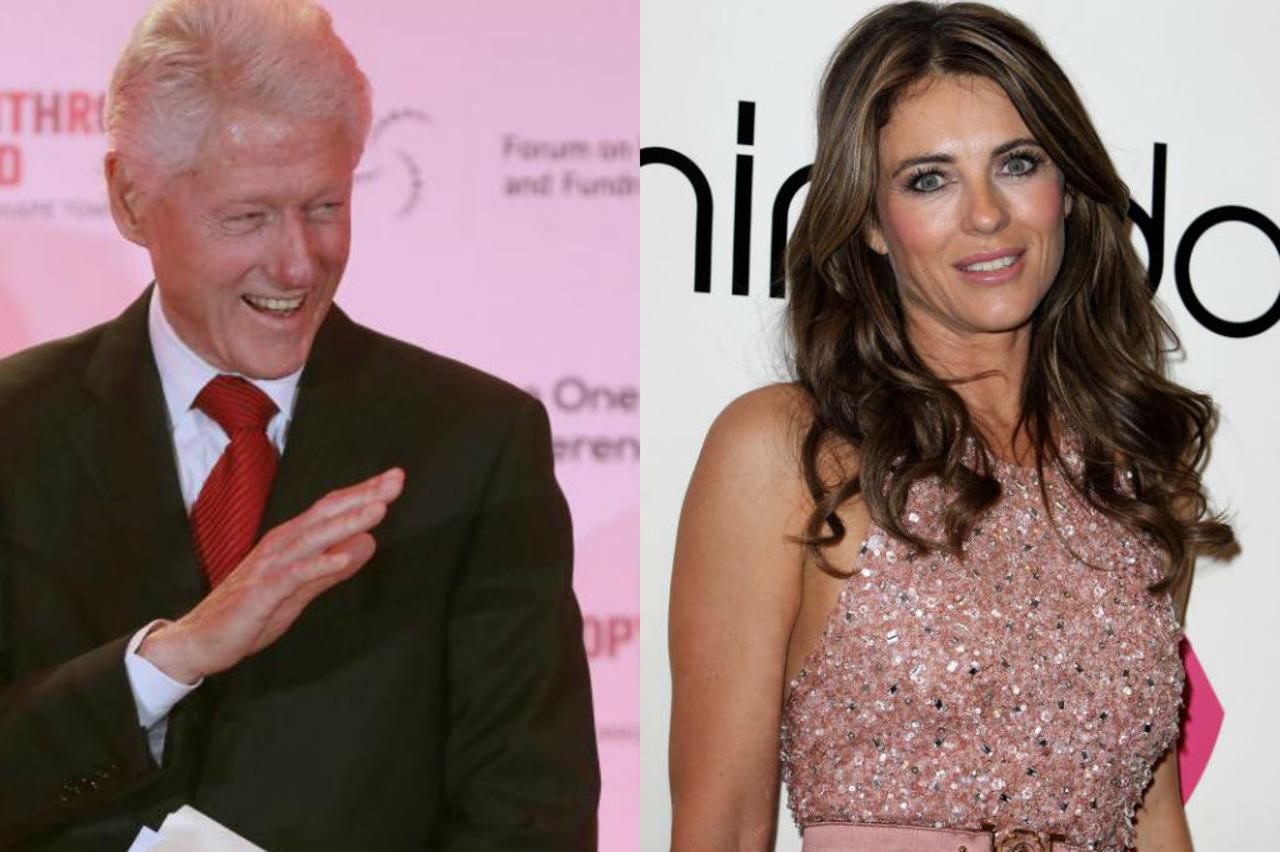 elizabeth hurley bill clinton