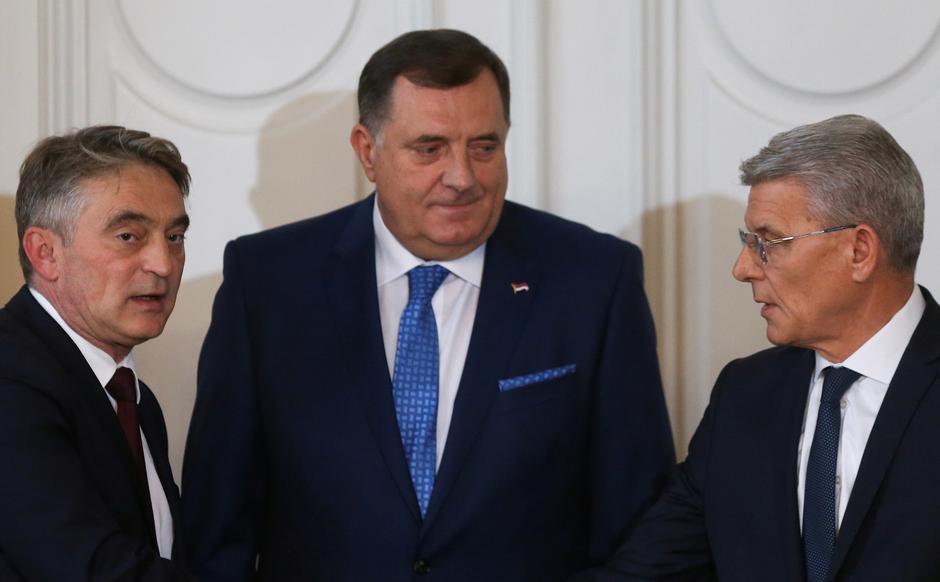 Željko Komšić, Milorad Dodik i Šefik Džaferović