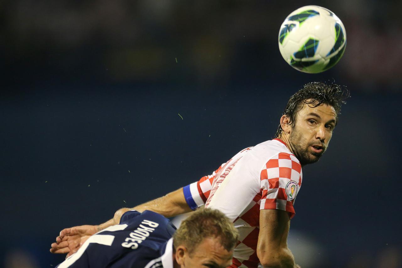 07.06.2013., stadion u Maksimiru, Zagreb - Kvalifikacijska nogometna utakmica izmedju Hrvatske i Skotske za Svjetsko nogometno prvenstvo u Brazilu 2014. godine. Dario Srna.Photo: Igor Kralj/PIXSELL