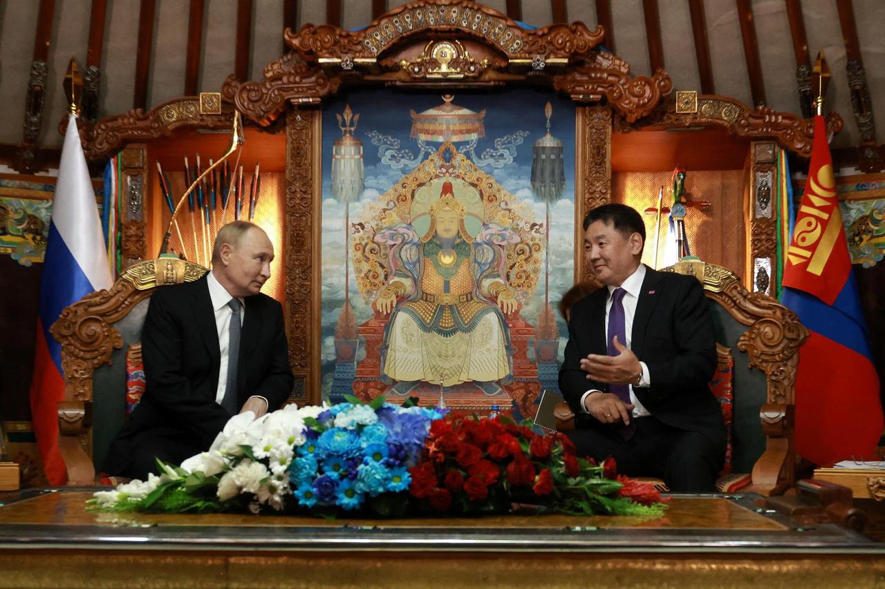 Russian President Putin visits Mongolia