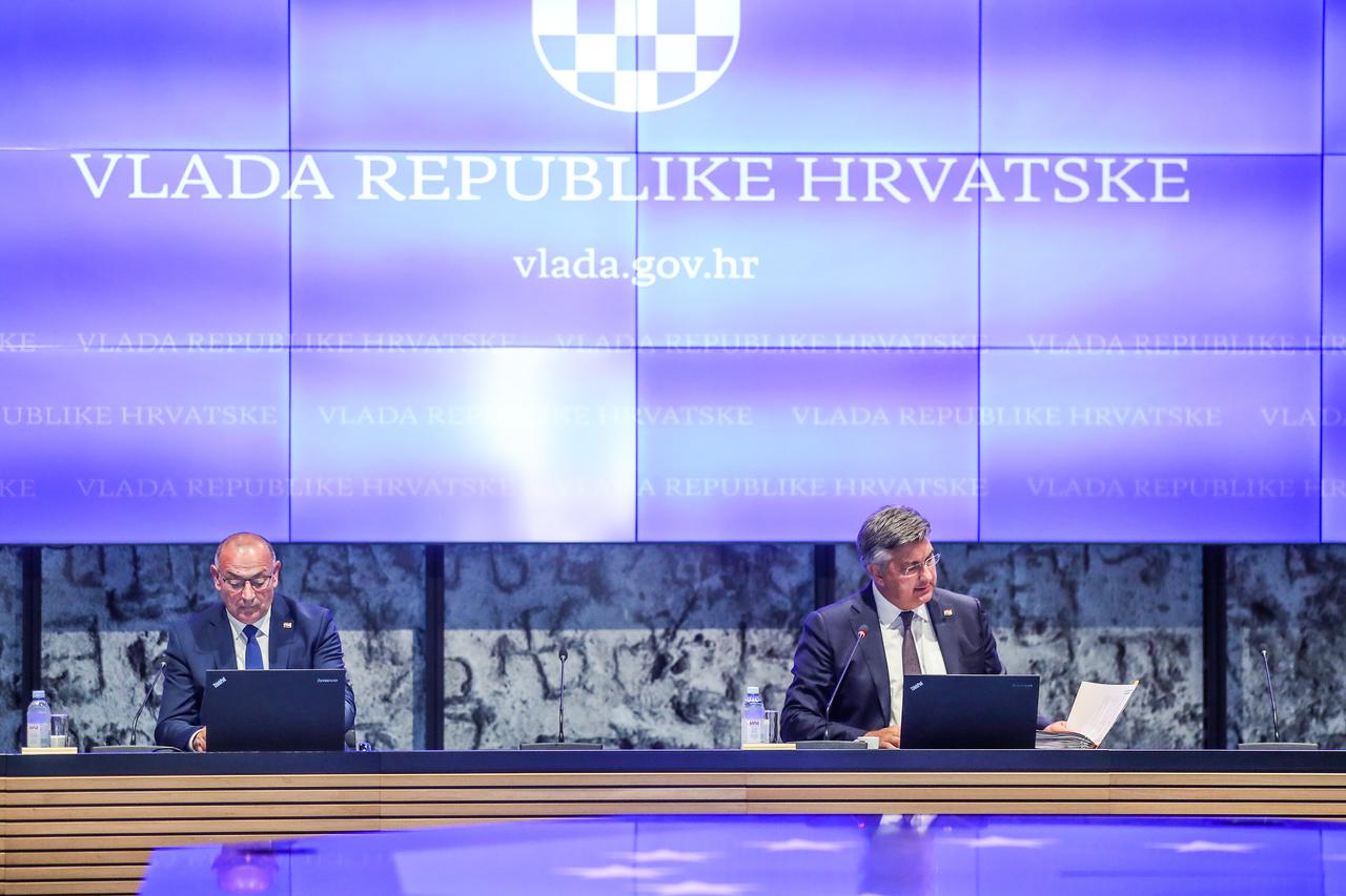 Zagreb: Sjednica Vlade RH u NSK