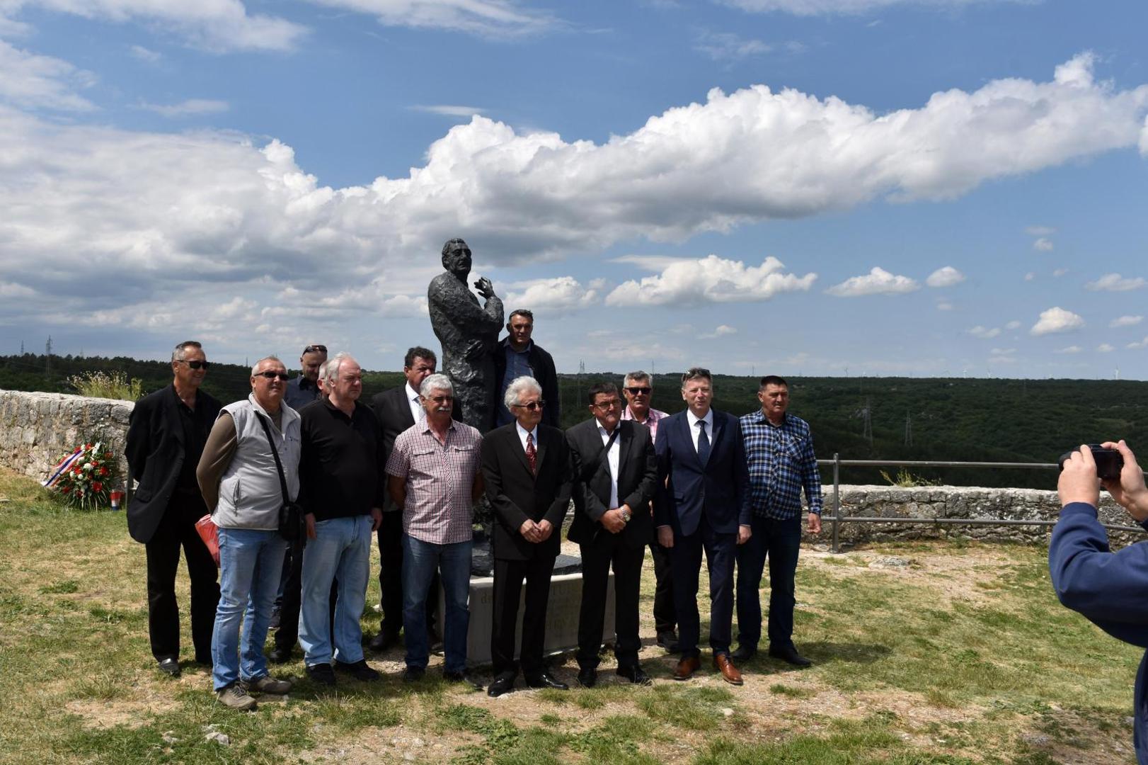 30.05.2020., Knin - Obiljezavanje Dana drzavnosti u organizaciji Zajednice utemeljitelja HDZ-a i Udruge dragovoljaca i veterana domovinskog rata ogranak Knin i HDZ grada Knina na Kninskoj tvdjavi.
Photo: Hrvoje Jelavic/PIXSELL