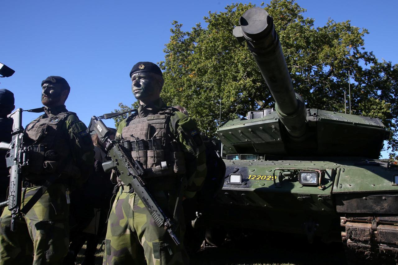 Swedish troops prepare for 'historic' NATO Latvia deployment