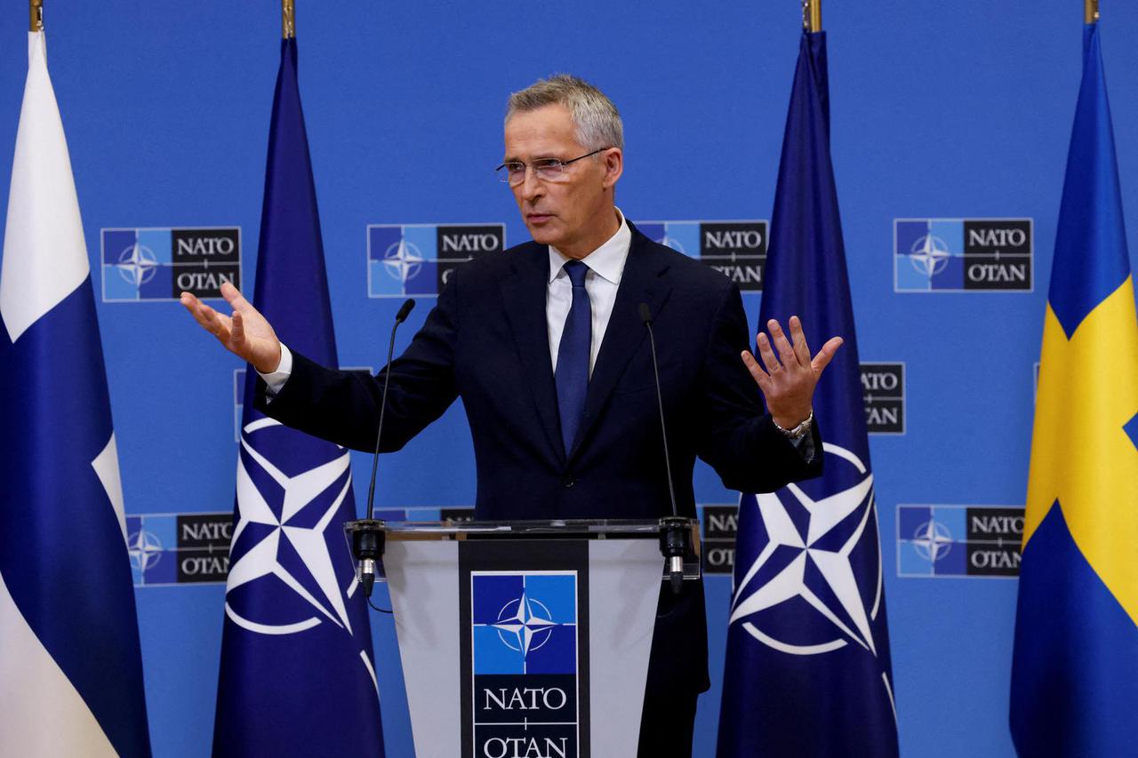 FILE PHOTO: Sweden and Finland negotiate NATO accession in Brussels