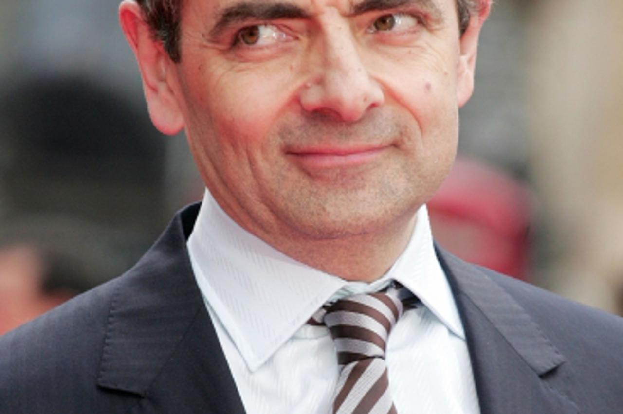 'Rowan Atkinson arriving at the UK Premiere of Mr Bean\'s Holiday, Odeon Cinema, Leicester Square, London. Photo: Press Association/Pixsell'