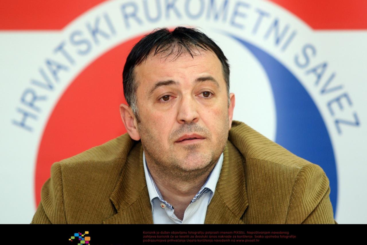 \'14.03.2012., Zagreb - Konferencija za medije na kojoj je izbornik Slavko Goluza objavio listu igraca koji ce igrati u kvalifikacijama za Olimpijske igre. Photo: Igor Kralj/PIXSELL\'