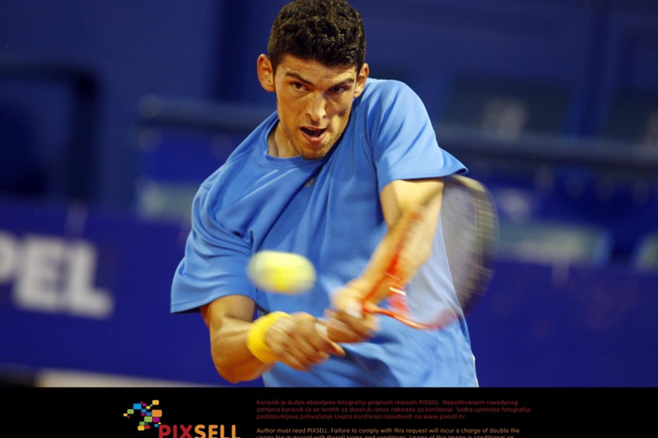 '26.07.2010., Umag - Teniski turnir Croatia Open, Medjunarodno prvenstvo Hrvatske u tenisu. Franko Skugor (HRV). Photo: Slavko Midzor/PIXSELL'