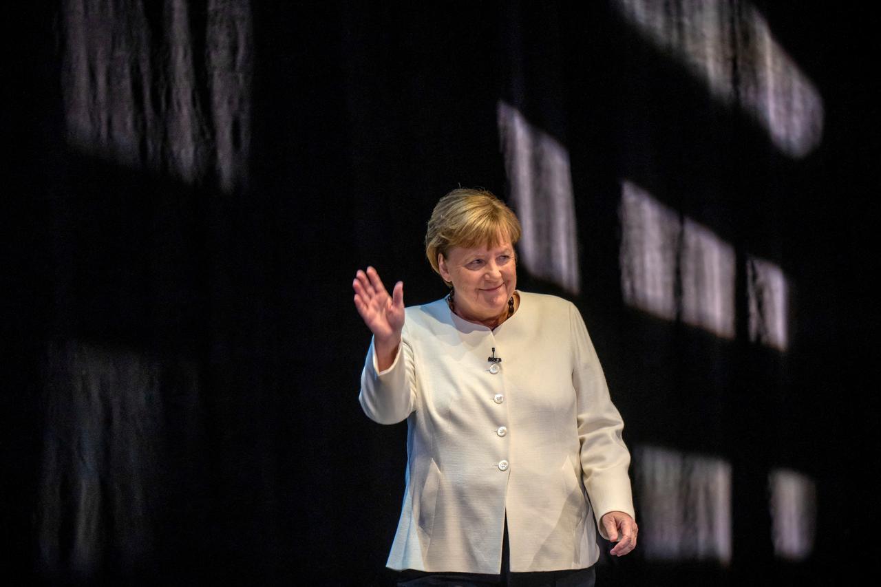 Former German Chancellor Merkel presents her memoirs in Berlin