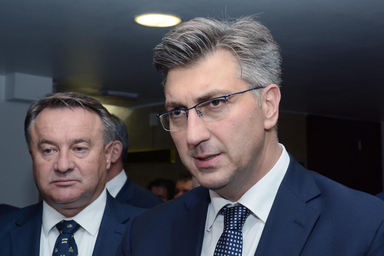 Premijer Andrej Plenković na obljetnici osniutka HDZ-a u Sisku