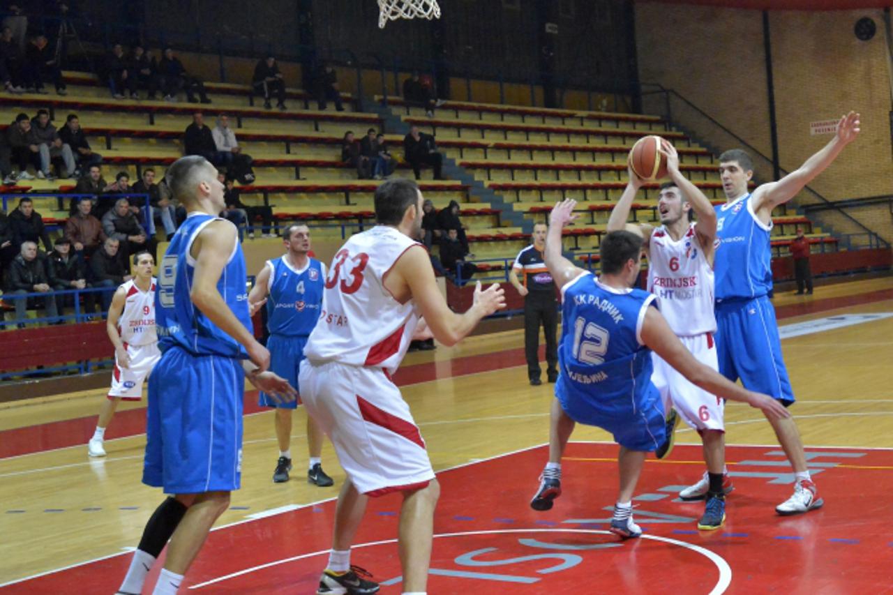 '26.01.13. Mostar, Dvorana Bijeli Brijeg  Prvenstvena kosarkaska utakmica   Zrinjski - Radnik 75 -68  Photo:Stojan Lasic'