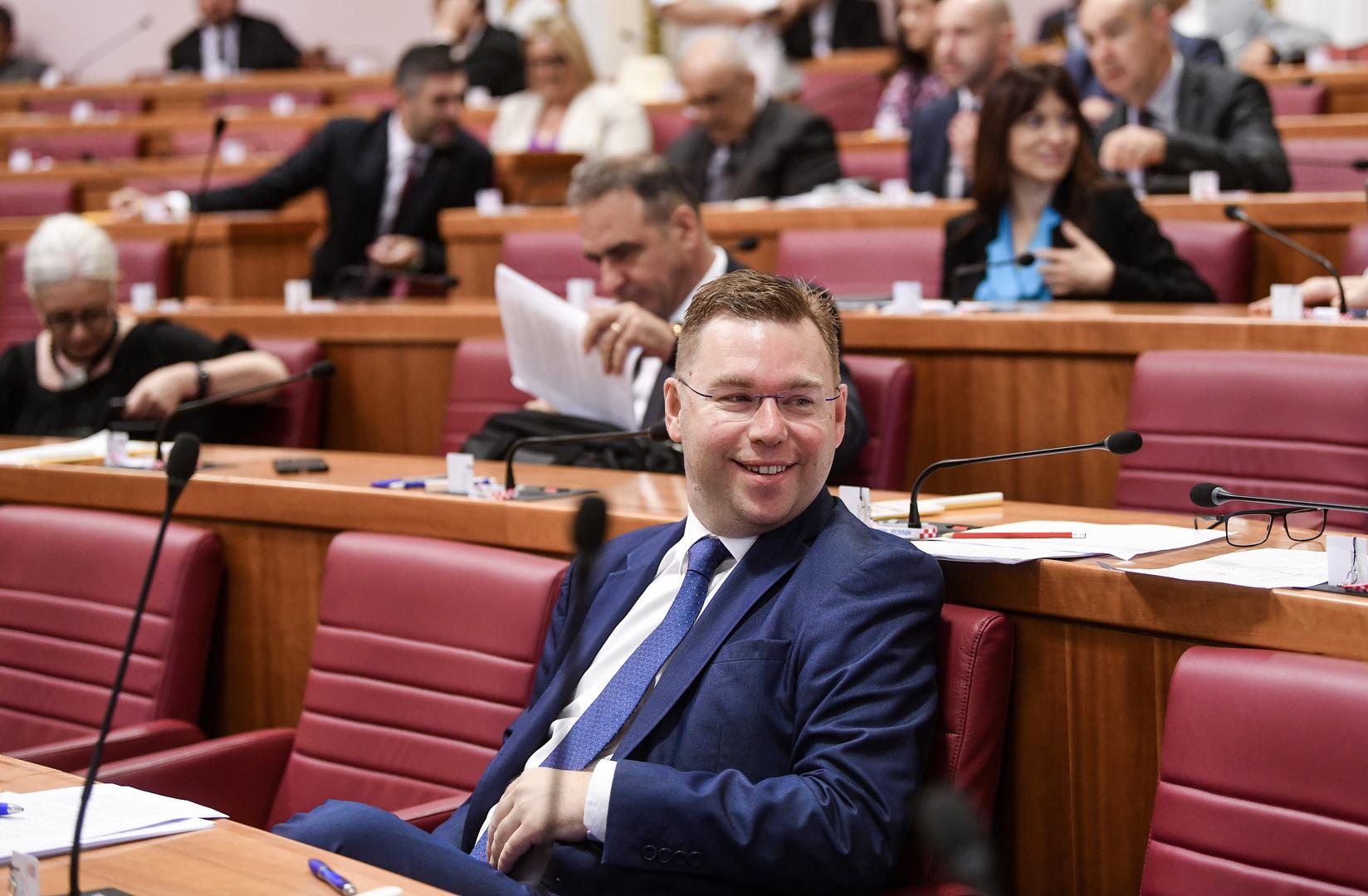 22.07.2023., Zagreb - Drugi dan izvanredne sjednica Sabora na temu plinske afere u HEP-u. Marko Pavic Photo: Josip Regovic/PIXSELL