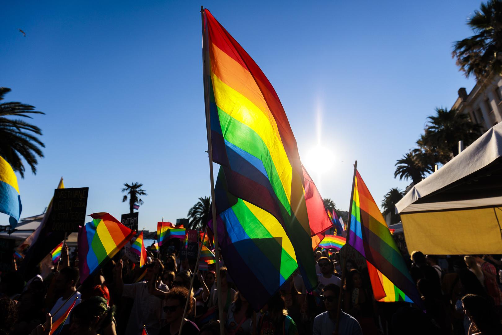 16.07.2022., Split - Odrzana jedanaesta splitska Povorka ponosa - Split Pride.  Photo: Miroslav Lelas/PIXSELL