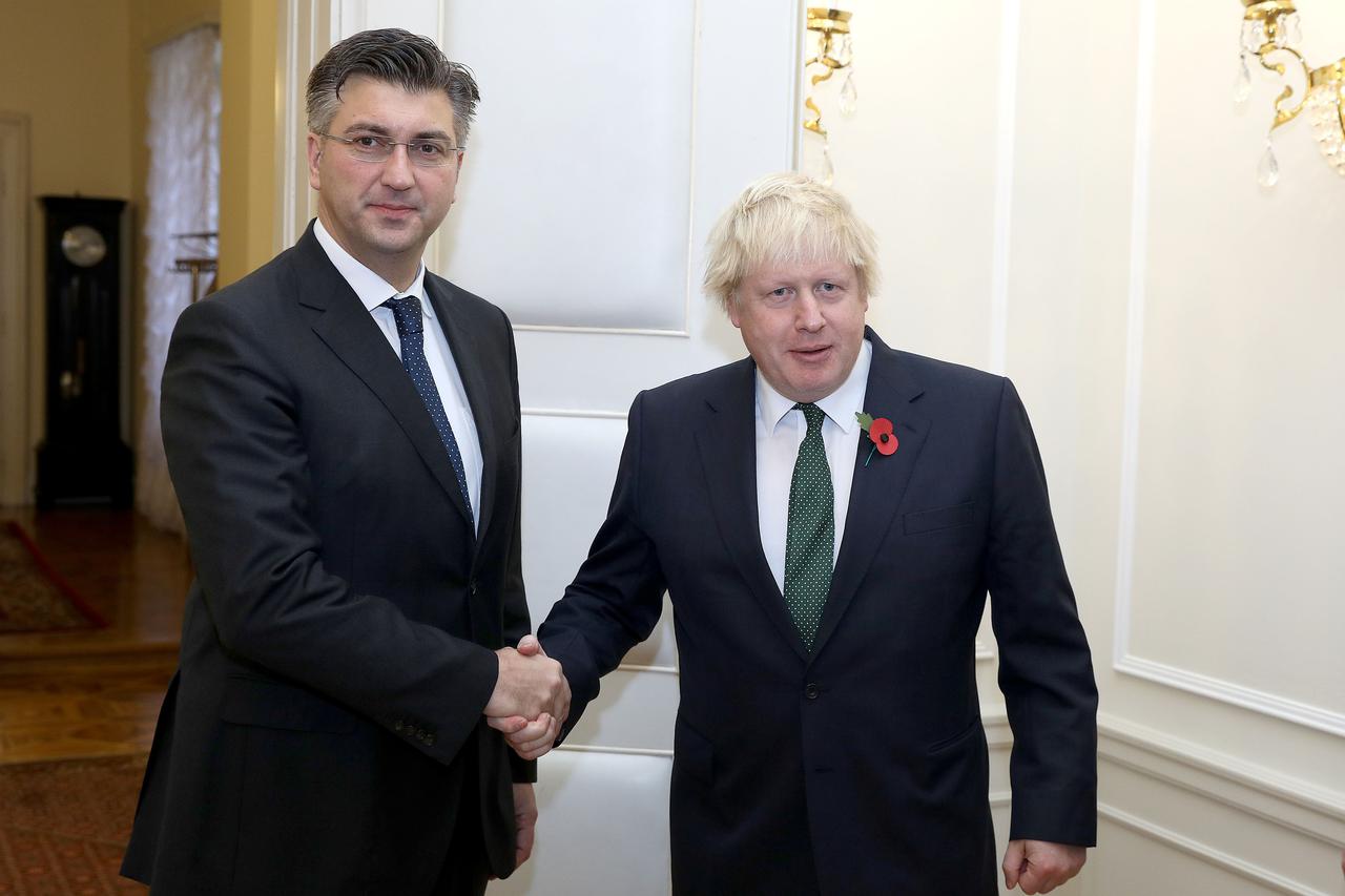 Andrej Plenković i Boris Johnson