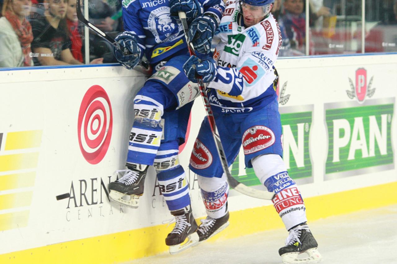 '28.01.2011., Arena Zagreb, Zagreb - Arena Ice Fever. Hokejaska utakmica EBEL lige, KHL Medvescak Zagreb - EC VSV Villach. Photo: Igor Kralj/PIXSELL'