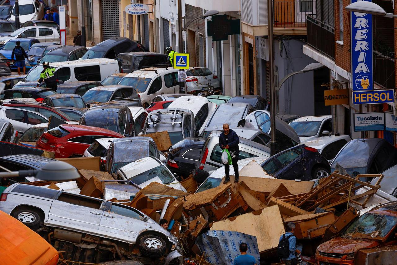 Aftermath of floods in Valencia