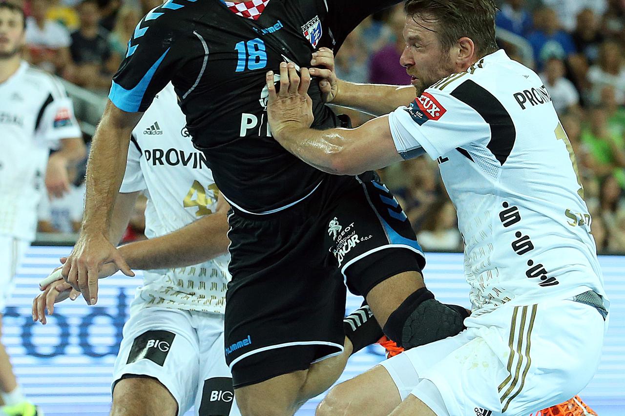 17.09.2015., Arena Zagreb, Zagreb - 1. kolo Velux rukometne lige prvaka: RK Zagreb PPD - THW Kiel. Zlatko Horvat.  Photo: Goran Stanzl/PIXSELL