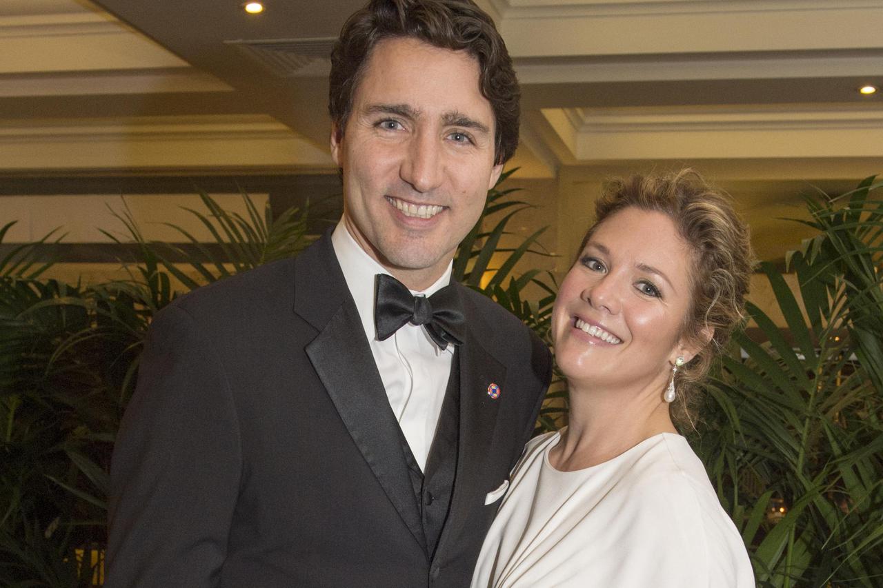 Justin Trudeau and his wife, Sophie Gregoire