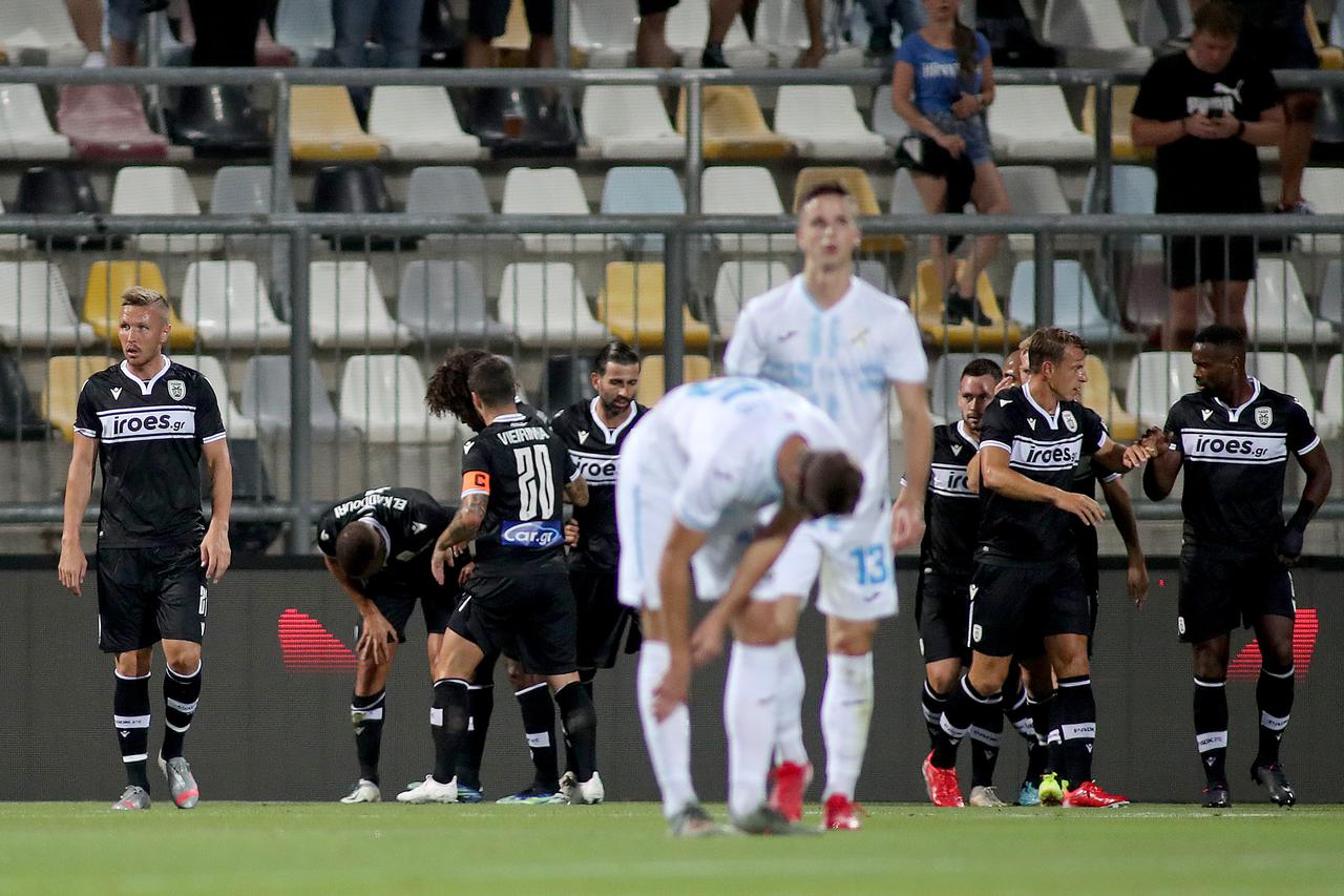 Uzvratna utakmica play-offa Konferencijske lige Rijeke i PAOK-a