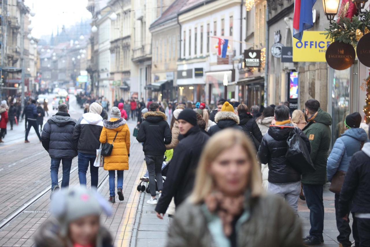 Zagreb: Velike gužve u centru grada