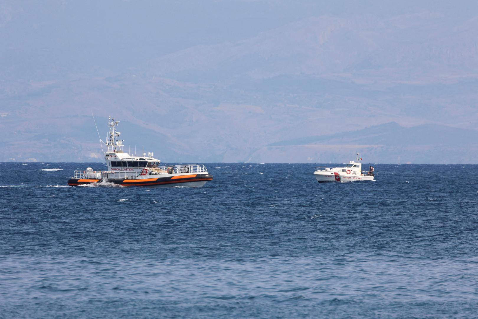 Emergency and rescue services work near the scene where a sailboat sank in the early hours of Monday, off the coast of Porticello, near the Sicilian city of Palermo, Italy, August 19, 2024. REUTERS/Igor Petyx REFILE - CORRECTING 'PONTICELLO' TO 'PORTICELLO'. Photo: Igor Petyx/REUTERS