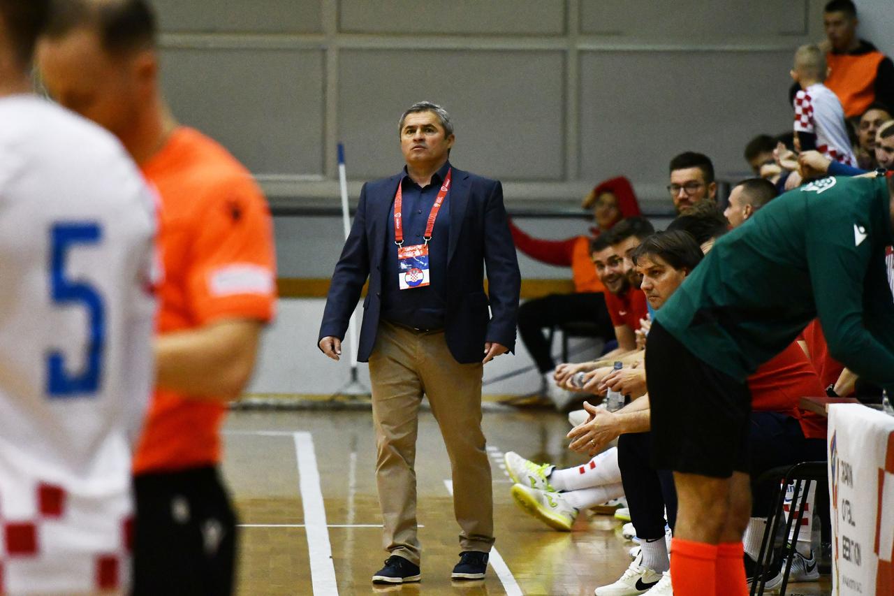 Slavonski Brod: Utakmica kvalifikacija za Svjetsko prvenstvo u futsalu između Hrvatske i Njemačke